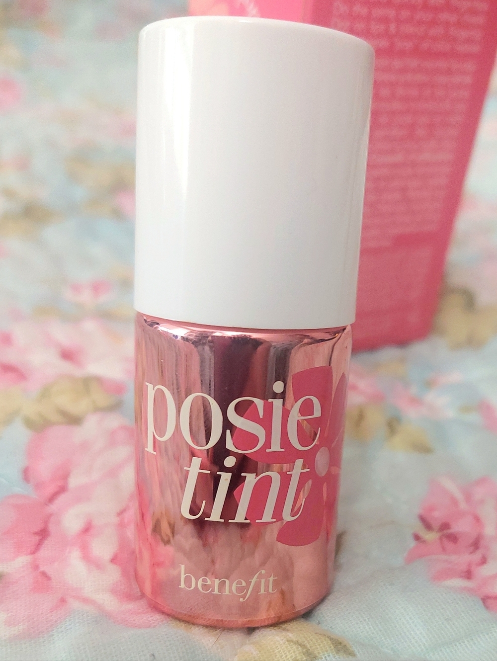 SUPER RARE! BRAND NEW! Benefit Posie Tint Lip & Cheek Stain, Large 0.42oz/12.5ml - Picture 2 of 8